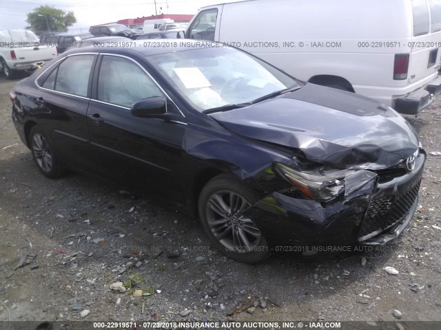 4T1BF1FK9GU127480 - 2016 TOYOTA CAMRY LE/XLE/SE/XSE BLACK photo 1