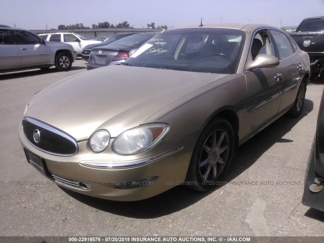 2G4WE567251292321 - 2005 BUICK LACROSSE CXS TAN photo 2