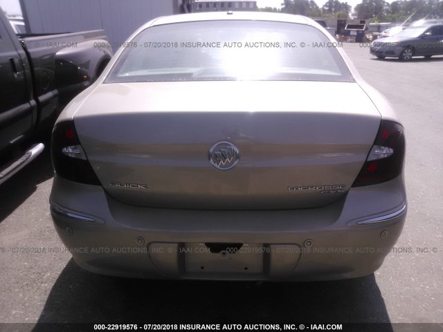 2G4WE567251292321 - 2005 BUICK LACROSSE CXS TAN photo 6