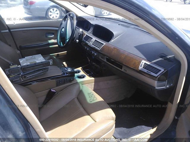 WBAHN83577DT75801 - 2007 BMW 750 GREEN photo 5