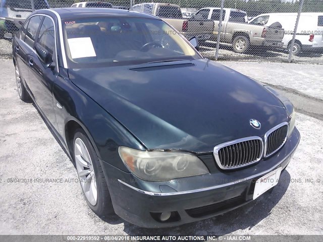 WBAHN83577DT75801 - 2007 BMW 750 GREEN photo 6