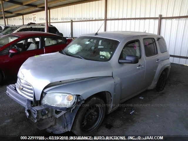 3GNBAADB2AS543309 - 2010 CHEVROLET HHR LS Plata foto 2