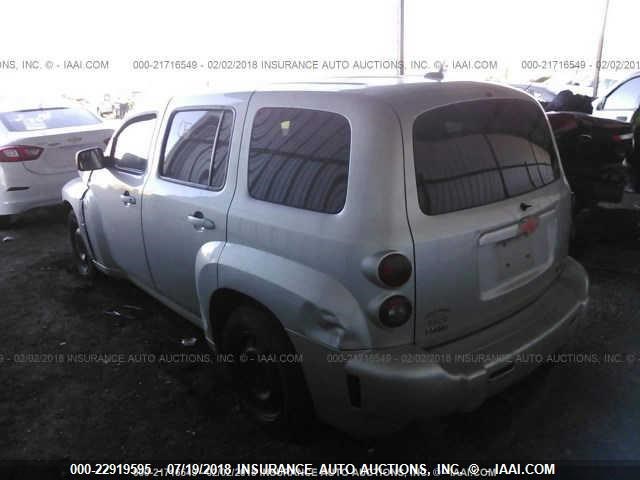 3GNBAADB2AS543309 - 2010 CHEVROLET HHR LS Plata foto 3