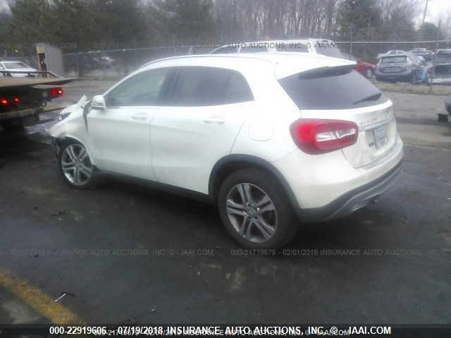 WDCTG4GB8FJ118236 - 2015 MERCEDES-BENZ GLA 250 4MATIC WHITE photo 3