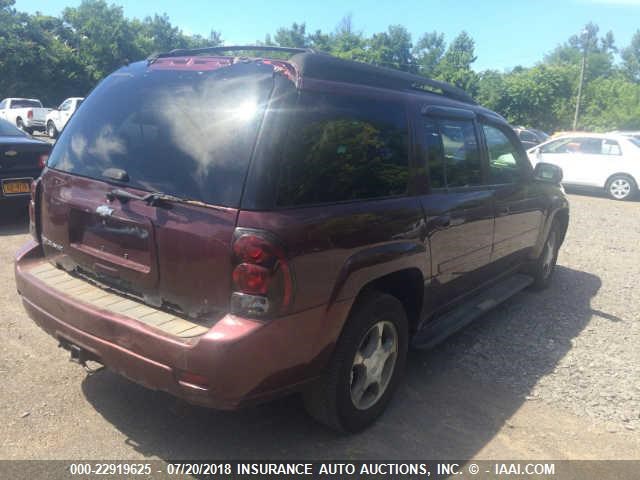 1GNET16S866138037 - 2006 CHEVROLET TRAILBLAZER  RED photo 4