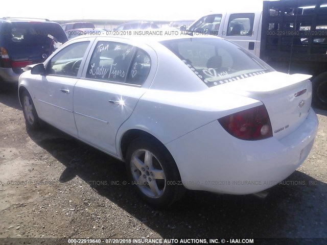 1G1AZ58F777219967 - 2007 CHEVROLET COBALT LTZ WHITE photo 3