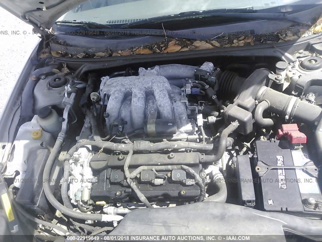 1N4BL11D55C350257 - 2005 NISSAN ALTIMA SE/SL/SE-R SILVER photo 10