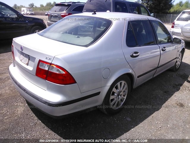 YS3EB49E133039665 - 2003 SAAB 9-5 LINEAR GRAY photo 4