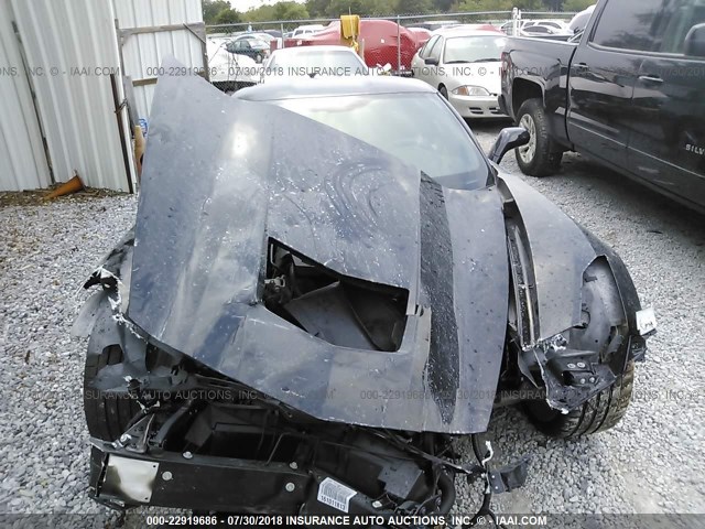 1G1YB2D72G5106911 - 2016 CHEVROLET CORVETTE STINGRAY/1LT BLACK photo 6