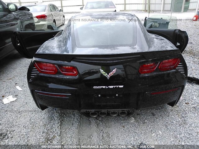 1G1YB2D72G5106911 - 2016 CHEVROLET CORVETTE STINGRAY/1LT BLACK photo 8