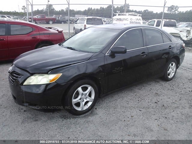 4T1BE46K17U513105 - 2007 TOYOTA CAMRY NEW GENERAT CE/LE/XLE/SE BLACK photo 2