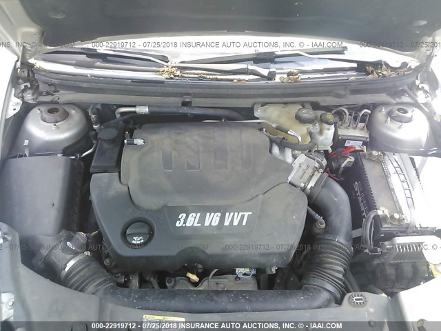 1G1ZK57788F249519 - 2008 CHEVROLET MALIBU LTZ 灰色 照片 10