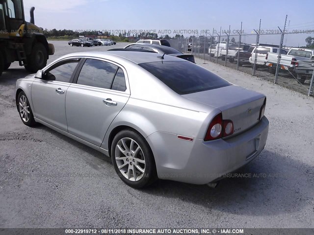 1G1ZK57788F249519 - 2008 CHEVROLET MALIBU LTZ 灰色 照片 3