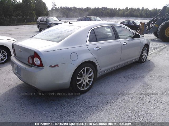 1G1ZK57788F249519 - 2008 CHEVROLET MALIBU LTZ 灰色 照片 4