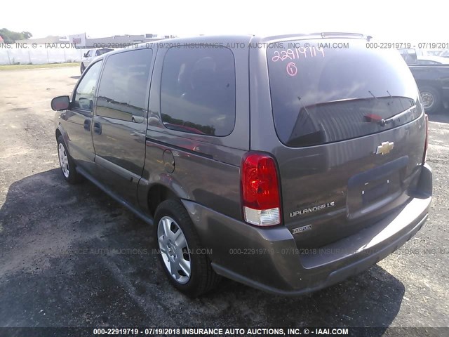 1GNDV23W78D176845 - 2008 CHEVROLET UPLANDER LS GRAY photo 3