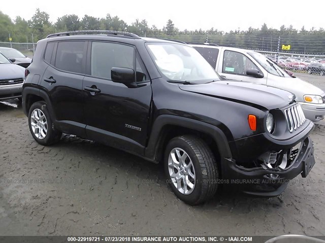 ZACCJBBT3FPB40818 - 2015 JEEP RENEGADE LATITUDE BLACK photo 1