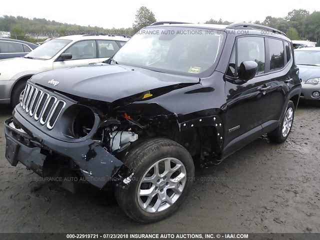 ZACCJBBT3FPB40818 - 2015 JEEP RENEGADE LATITUDE BLACK photo 6