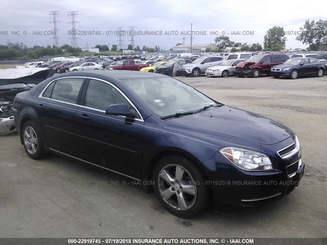 1G1ZD5EB6A4132072 - 2010 CHEVROLET MALIBU 2LT BLUE photo 1