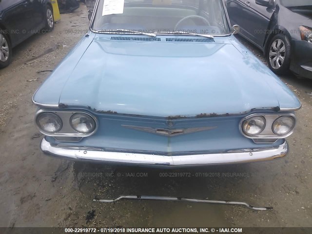 00769W260639 - 1960 CHEVROLET CORVAIRE  Light Blue photo 6