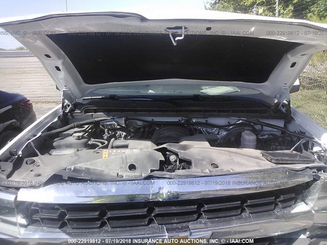 1GCRCREC1JZ153828 - 2018 CHEVROLET SILVERADO C1500 LT Weiß Foto 10