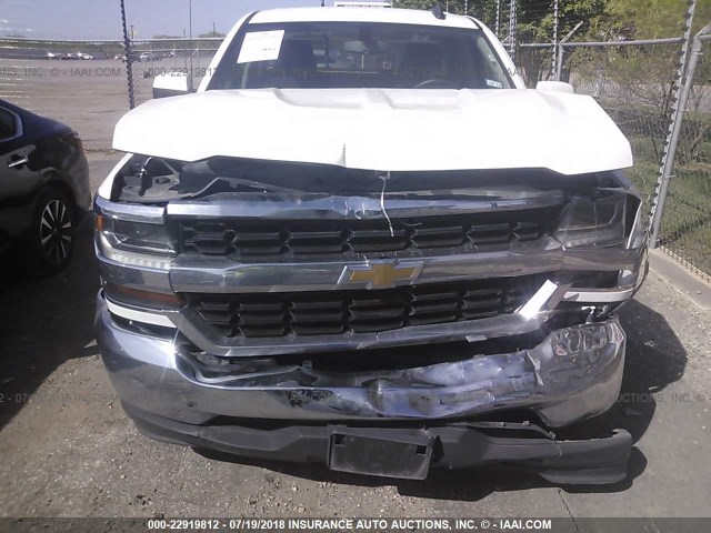 1GCRCREC1JZ153828 - 2018 CHEVROLET SILVERADO C1500 LT Weiß Foto 6