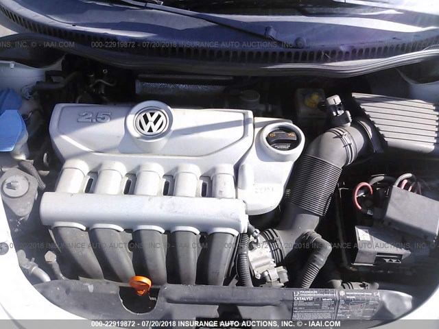 3VWFF31Y27M421785 - 2007 VOLKSWAGEN NEW BEETLE TRIPLE WHITE WHITE photo 10