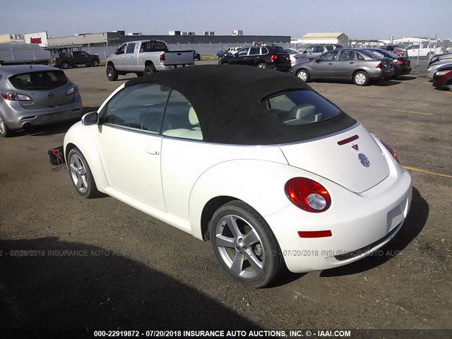 3VWFF31Y27M421785 - 2007 VOLKSWAGEN NEW BEETLE TRIPLE WHITE WHITE photo 3
