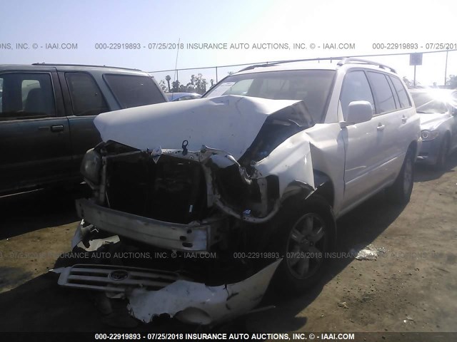 JTEDP21A970138190 - 2007 TOYOTA HIGHLANDER SPORT/LIMITED WHITE photo 2