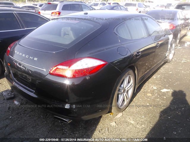 WP0AA2A70DL010203 - 2013 PORSCHE PANAMERA 2/4 BLACK photo 4