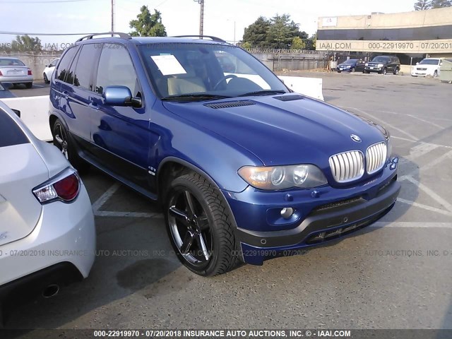 5UXFA93545LE83048 - 2005 BMW X5 4.8IS BLUE photo 1