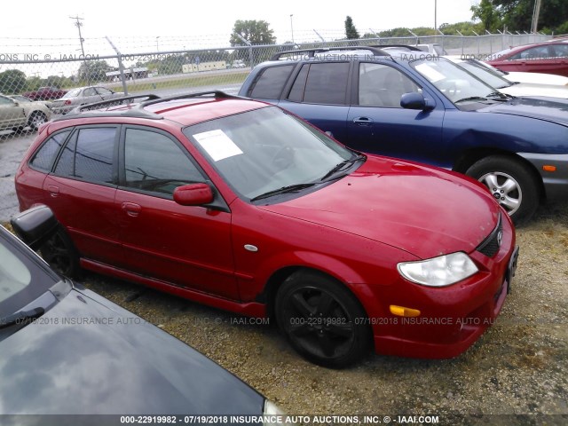 JM1BJ245531130359 - 2003 MAZDA PROTEGE PR5 红色 照片 1