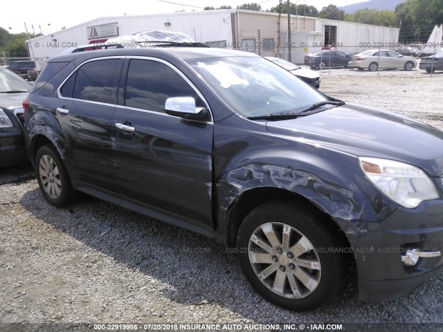 2CNFLGEY4A6362832 - 2010 CHEVROLET EQUINOX LTZ GRAY photo 6