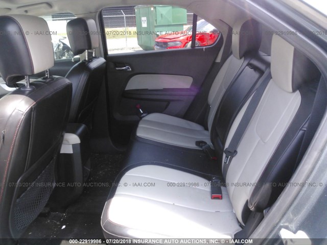 2CNFLGEY4A6362832 - 2010 CHEVROLET EQUINOX LTZ GRAY photo 8