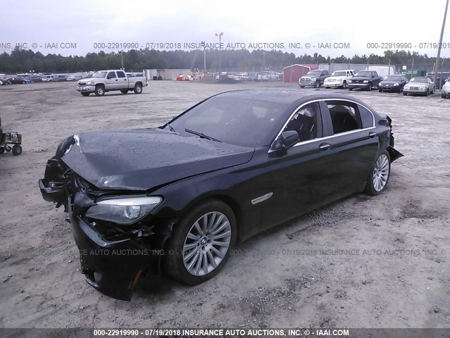 WBAKC8C54BC432966 - 2011 BMW 750 LXI BLACK photo 2