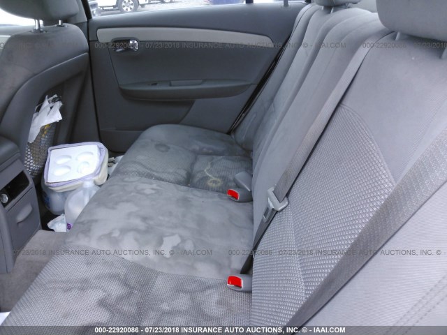 1G1ZC5EU7BF111077 - 2011 CHEVROLET MALIBU 1LT WHITE photo 8