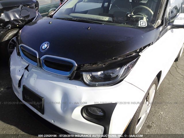 WBY1Z2C57EV285625 - 2014 BMW I3 BEV WHITE photo 6