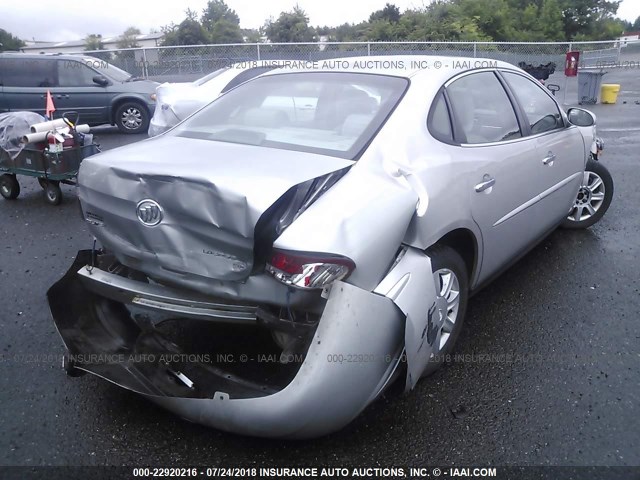 2G4WC552X71121850 - 2007 BUICK LACROSSE CX GRAY photo 4