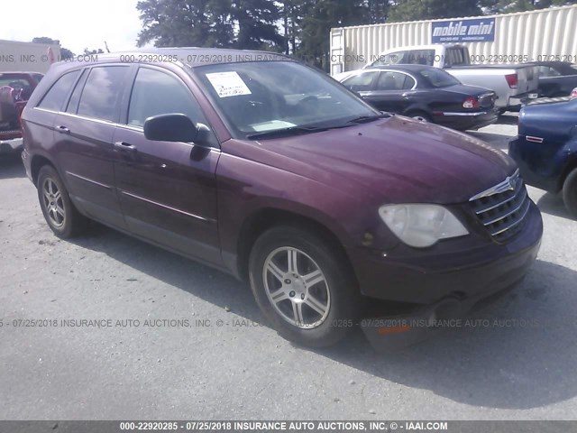 2A8GM68X68R649948 - 2008 CHRYSLER PACIFICA TOURING MAROON photo 1