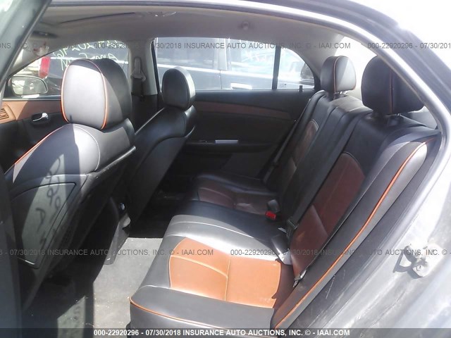 1G1ZK577484196216 - 2008 CHEVROLET MALIBU LTZ ნაცრისფერი ფოტო 8