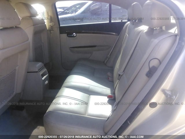 1G8ZV57BX9F162607 - 2009 SATURN AURA XR CREAM photo 8