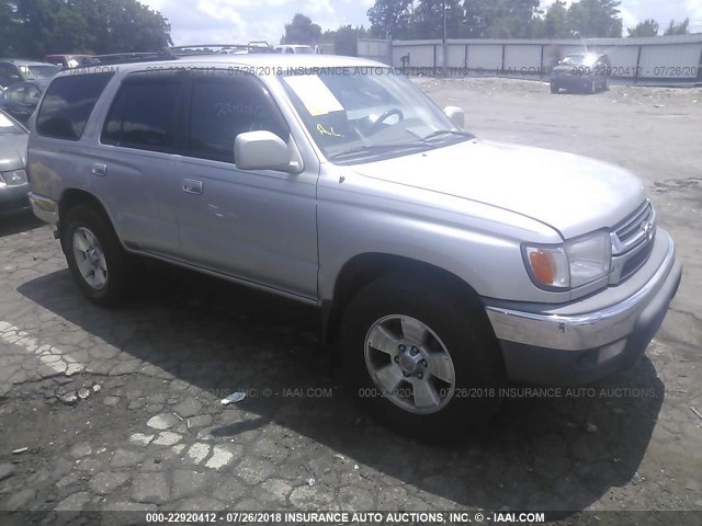 JT3GN86R020255601 - 2002 TOYOTA 4RUNNER SR5 SILVER photo 1