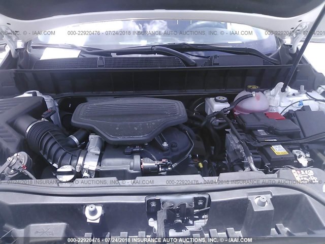 1GKKNMLS8HZ256624 - 2017 GMC ACADIA SLT-1 Biały zdjęcie 10