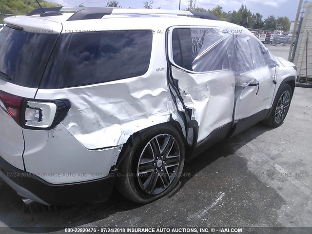 1GKKNMLS8HZ256624 - 2017 GMC ACADIA SLT-1 Biały zdjęcie 4