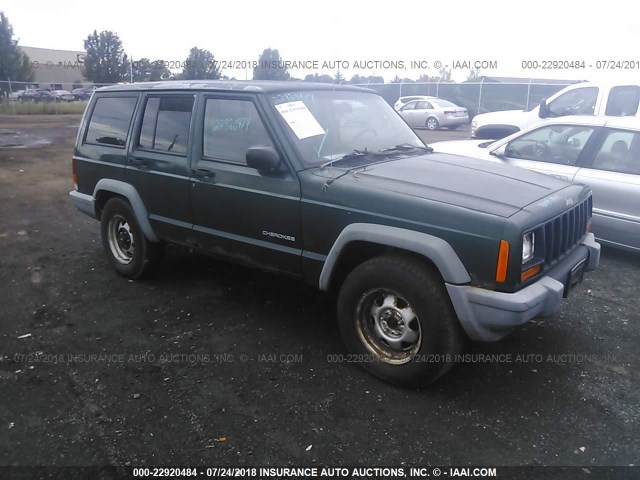 1J4FT28S9XL609996 - 1999 JEEP CHEROKEE SE GREEN photo 1