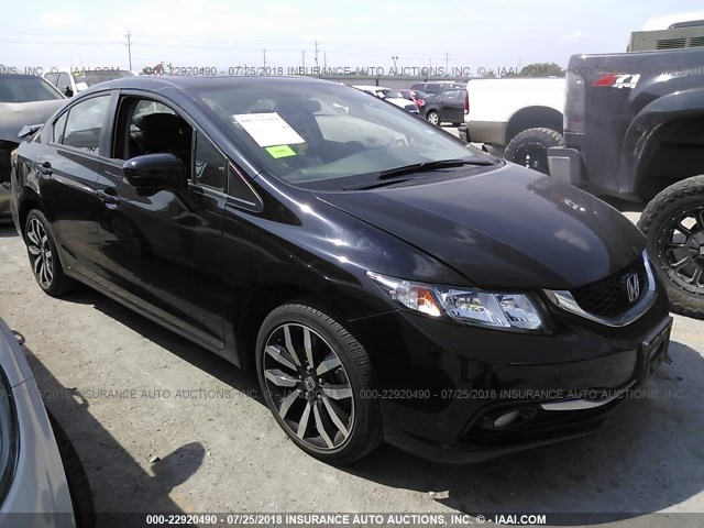 2HGFB2F90FH540797 - 2015 HONDA CIVIC EXL 黑色 照片 1