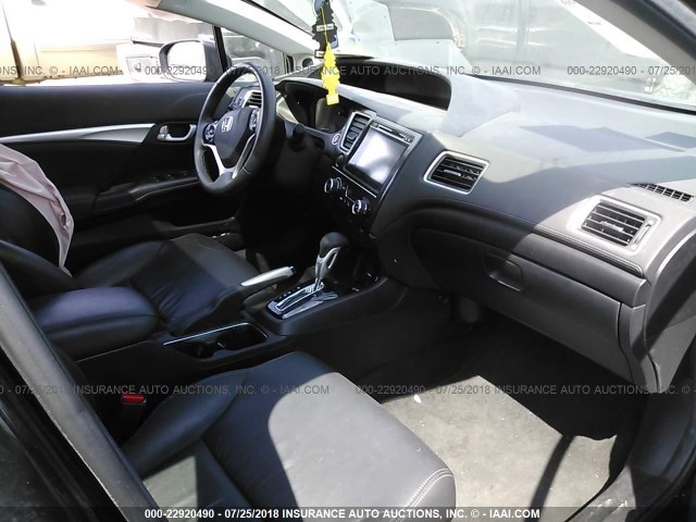 2HGFB2F90FH540797 - 2015 HONDA CIVIC EXL 黑色 照片 5