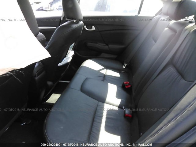 2HGFB2F90FH540797 - 2015 HONDA CIVIC EXL 黑色 照片 8