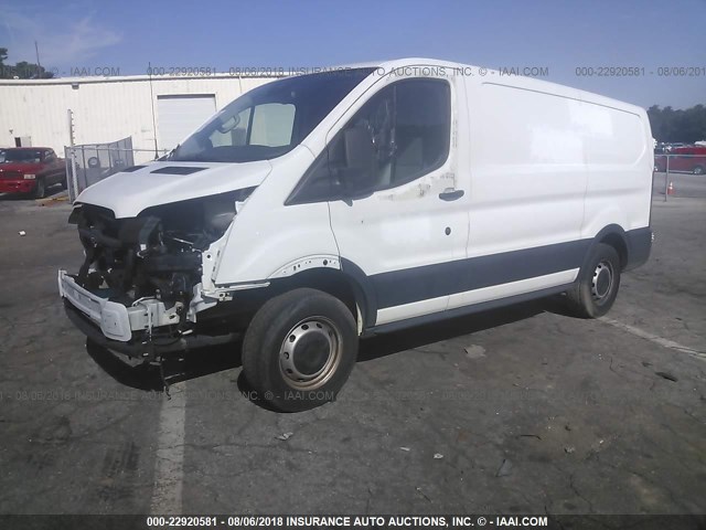 1FTYE1ZM4GKB26974 - 2016 FORD TRANSIT T-150 WHITE photo 2