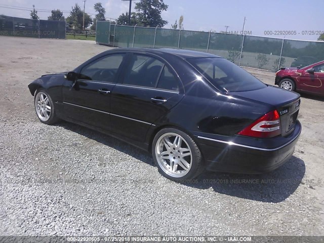 WDBRF92H47F920703 - 2007 MERCEDES-BENZ C 280 4MATIC BLACK photo 3