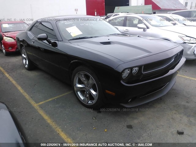 2C3CDYAG7DH649117 - 2013 DODGE CHALLENGER SXT BLACK photo 1